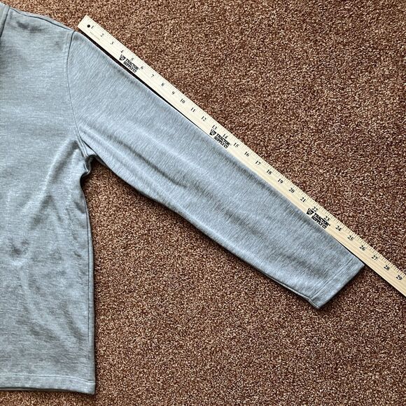 Rorie Whelan Golf Sweatshirt Men’s Large Gray Pullover 1/4 Zip - Picture 6 of 9